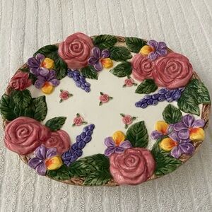 Fitz and Floyd Vintage hand painted plate!